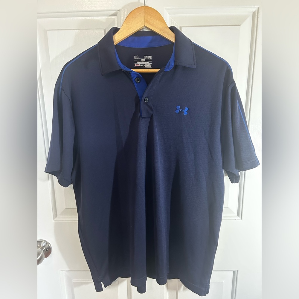 Under Armour Men's Navy Polo Shirt